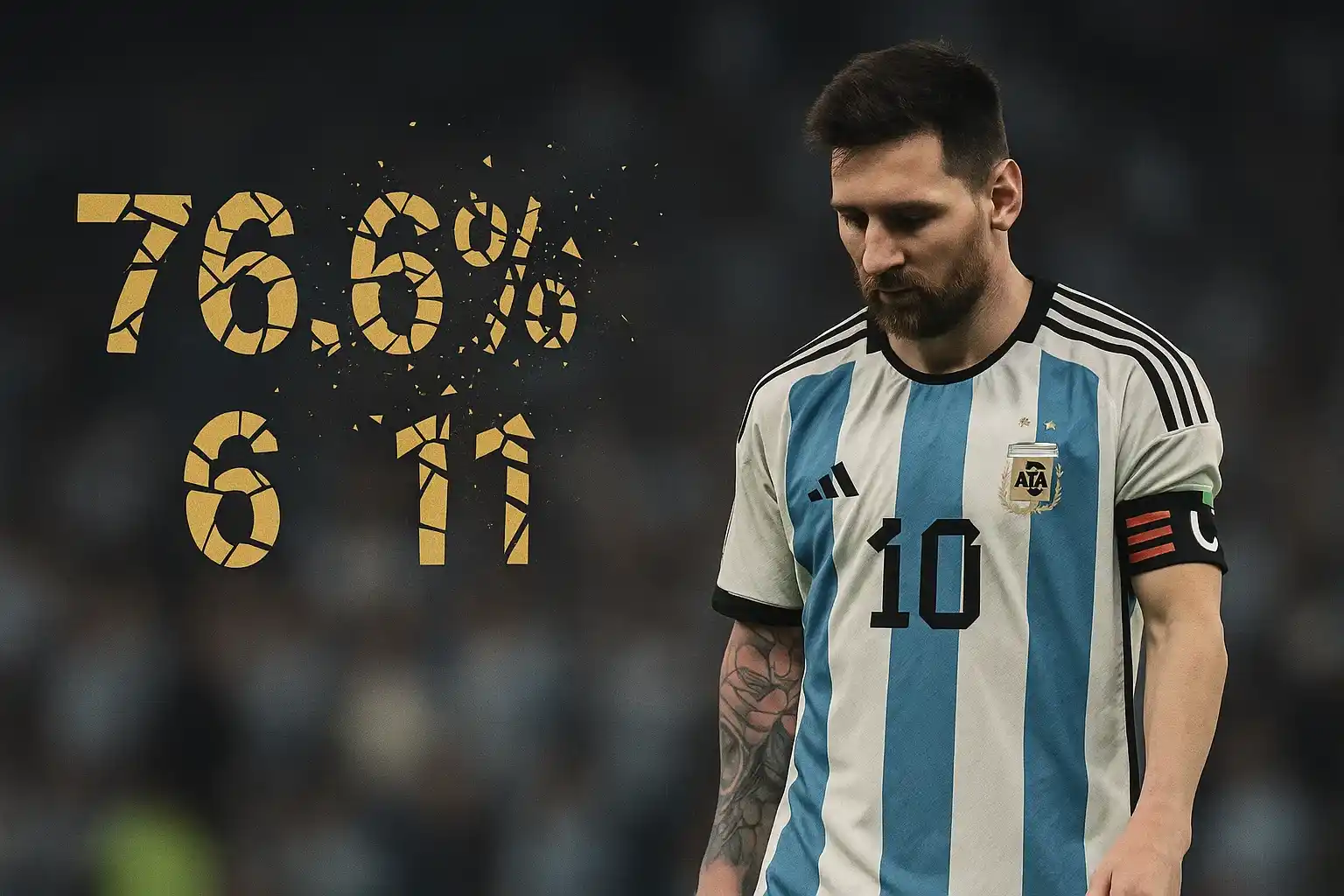 Leo Messi: Thảm họa hôm nay, hy vọng mai lại le lói 3 Số liệu hào nhoáng vỡ tan khi Leo Messi đơn độc