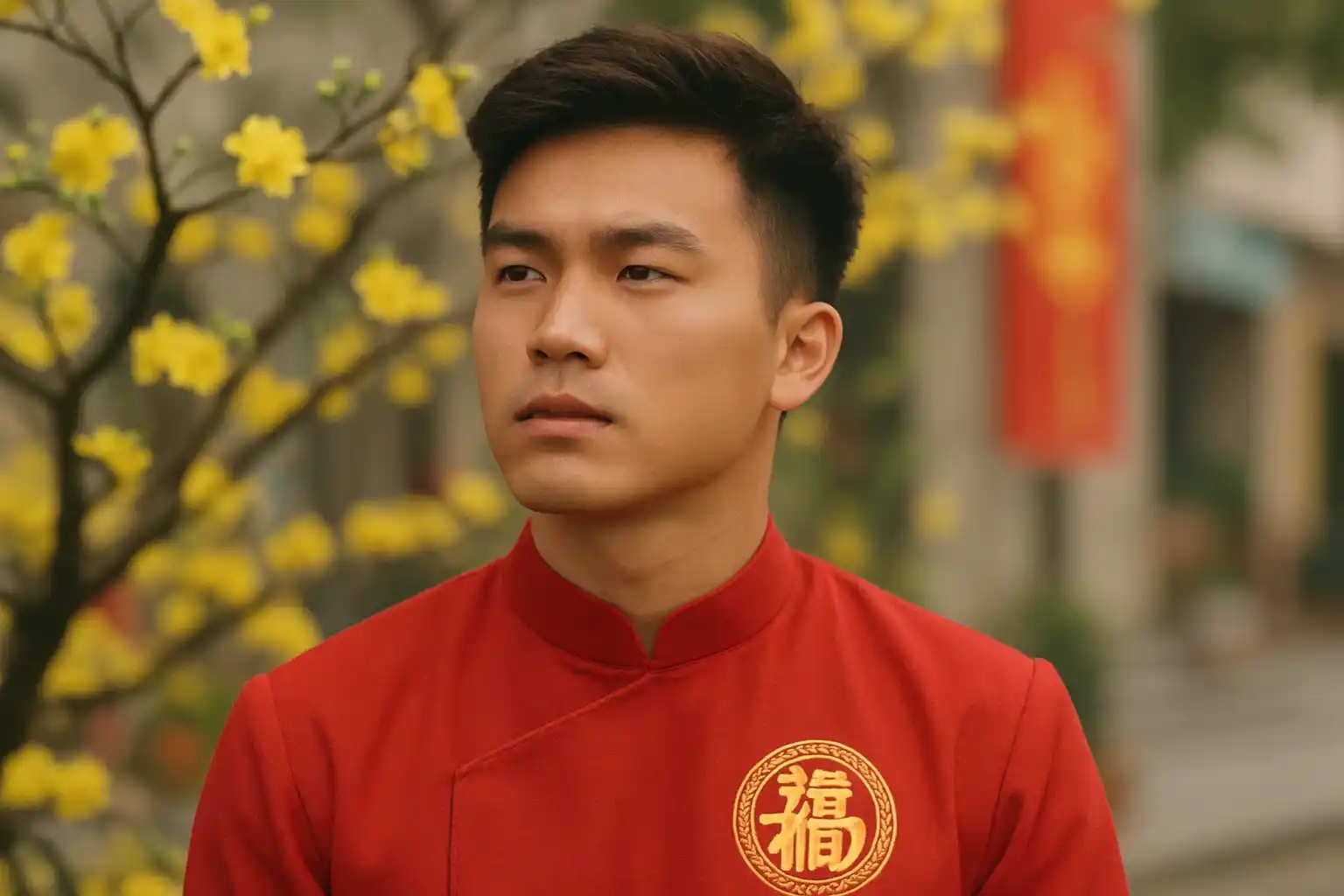Văn Khang mạnh miệng hứa vô địch ĐNA sau khi hạ Lào dễ dàng 3 Văn Khang nhìn xa xăm như đang casting vai chính phim Tết